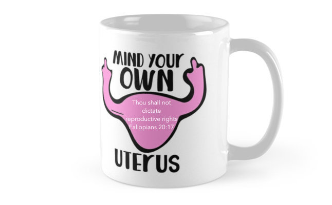cut pro-life pro choice with a uterus | www.imjussayin.com